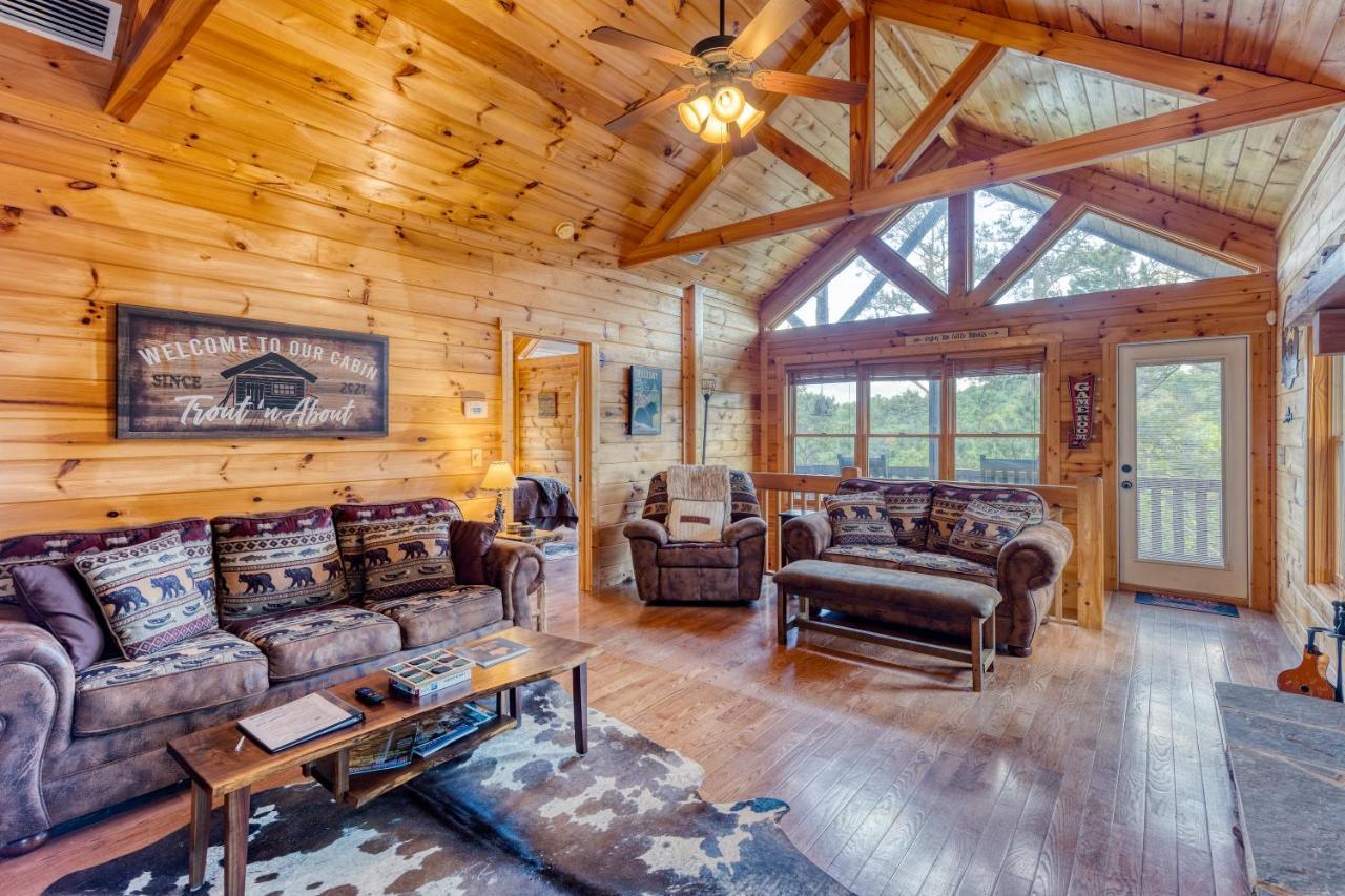 Trout N' About Your Blue Ridge Mountains Retreat, Hot Tub + Game Room! 엘리제이 외부 사진