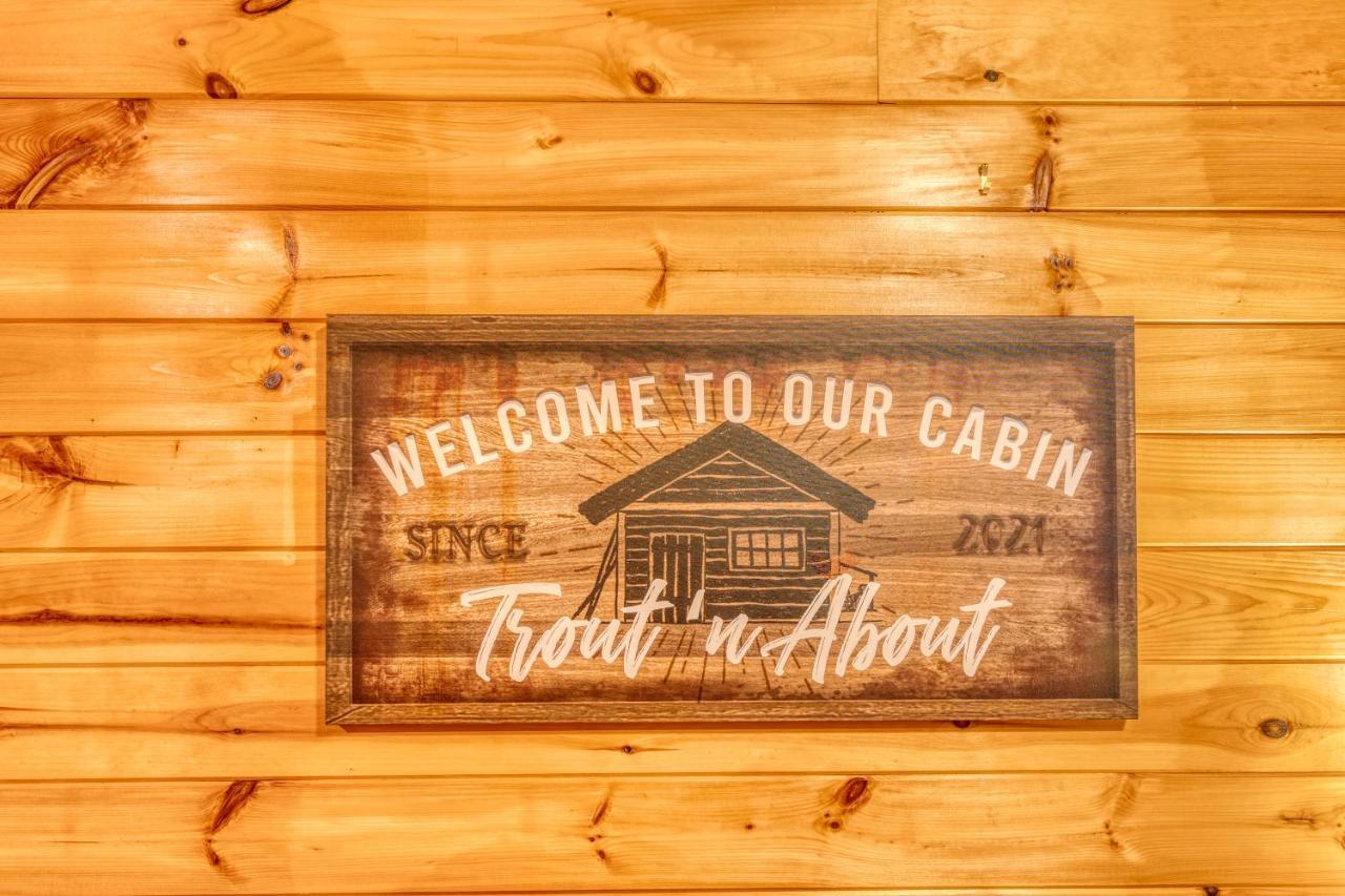 Trout N' About Your Blue Ridge Mountains Retreat, Hot Tub + Game Room! 엘리제이 외부 사진