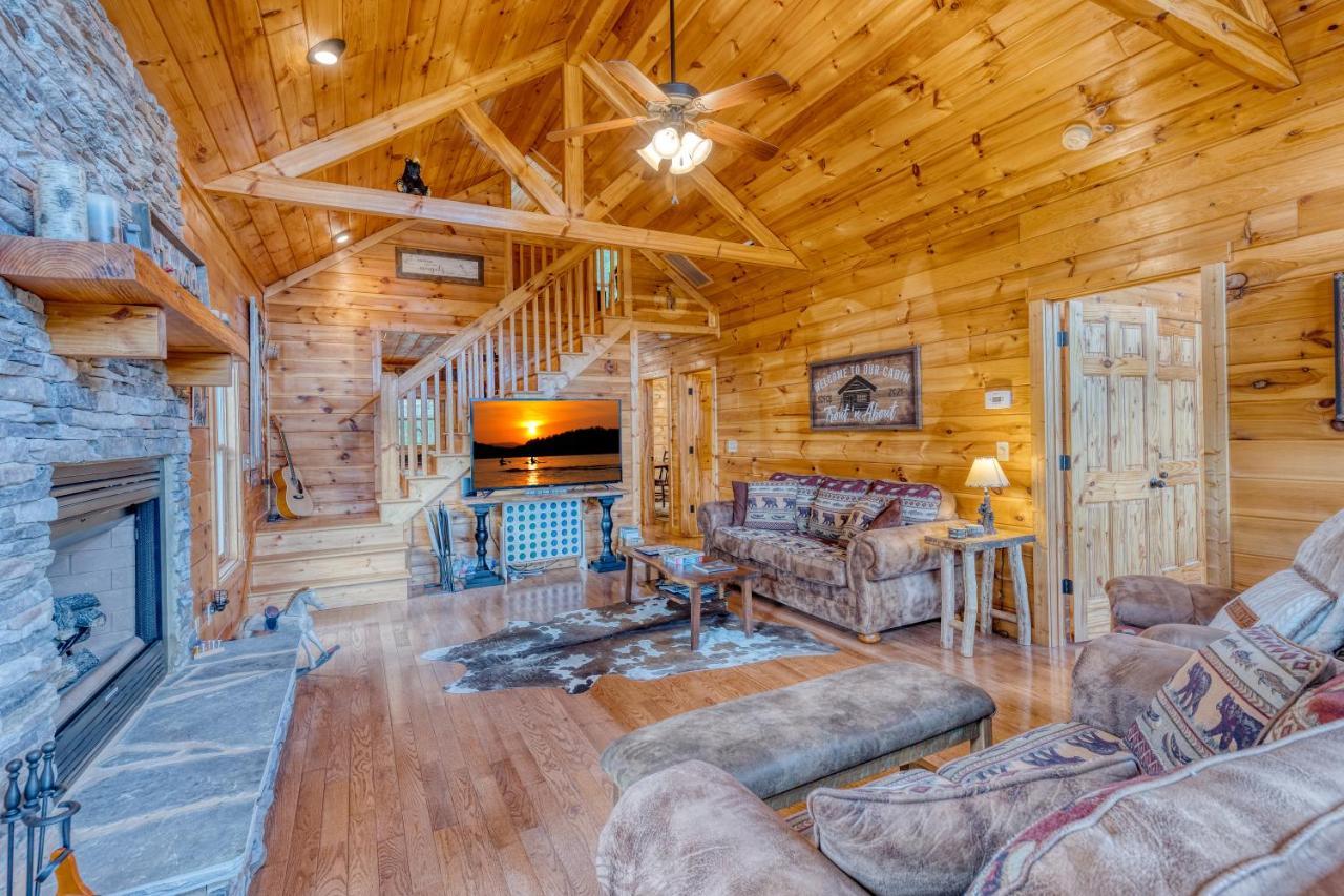 Trout N' About Your Blue Ridge Mountains Retreat, Hot Tub + Game Room! 엘리제이 외부 사진